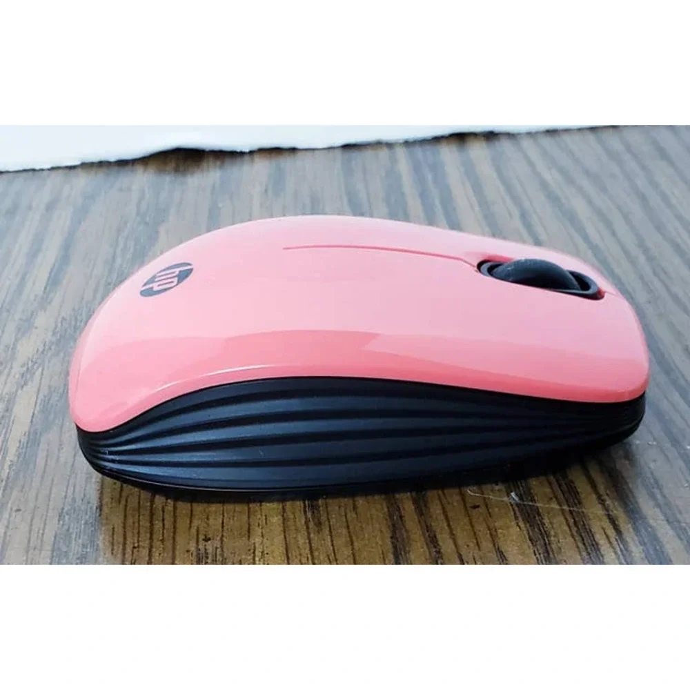 HP Z3200 Pink Three Button Blue LED Wireless Mouse - No Dongle